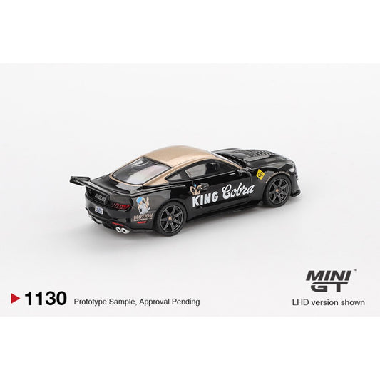 Shelby GT500 Dragon Snake Concept Black/Gold (LHD) 1:64 Mini GT Model Car (MGT01130-L)