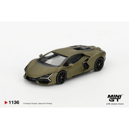 Pre-Order - 1:64 MINI GT Lamborghini Revuelto Verde Gea Matte (Rhd) MGT01136-R Stocks Due Oct / Nov 2026