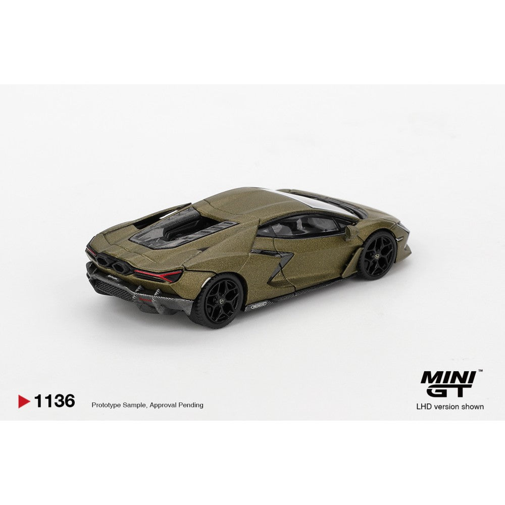 Pre-Order - 1:64 MINI GT Lamborghini Revuelto Verde Gea Matte (Rhd) MGT01136-R Stocks Due Oct / Nov 2026