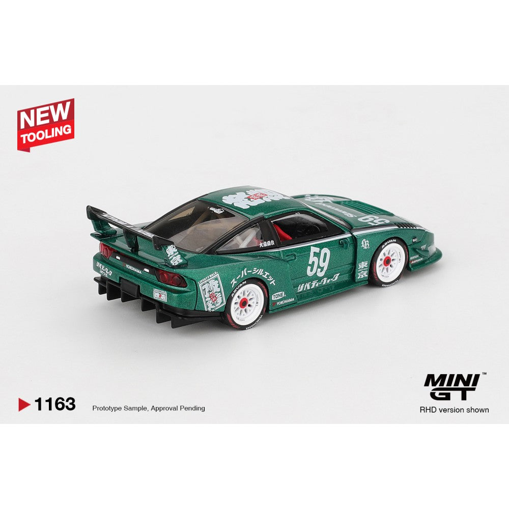 Pre-Order - 1:64 MINI GT Nissan LB-Super Silhouette 180SX 2026 TAS (Rhd) Blister Packaging MGT01163-BL Stocks Due Jul / Aug 2026
