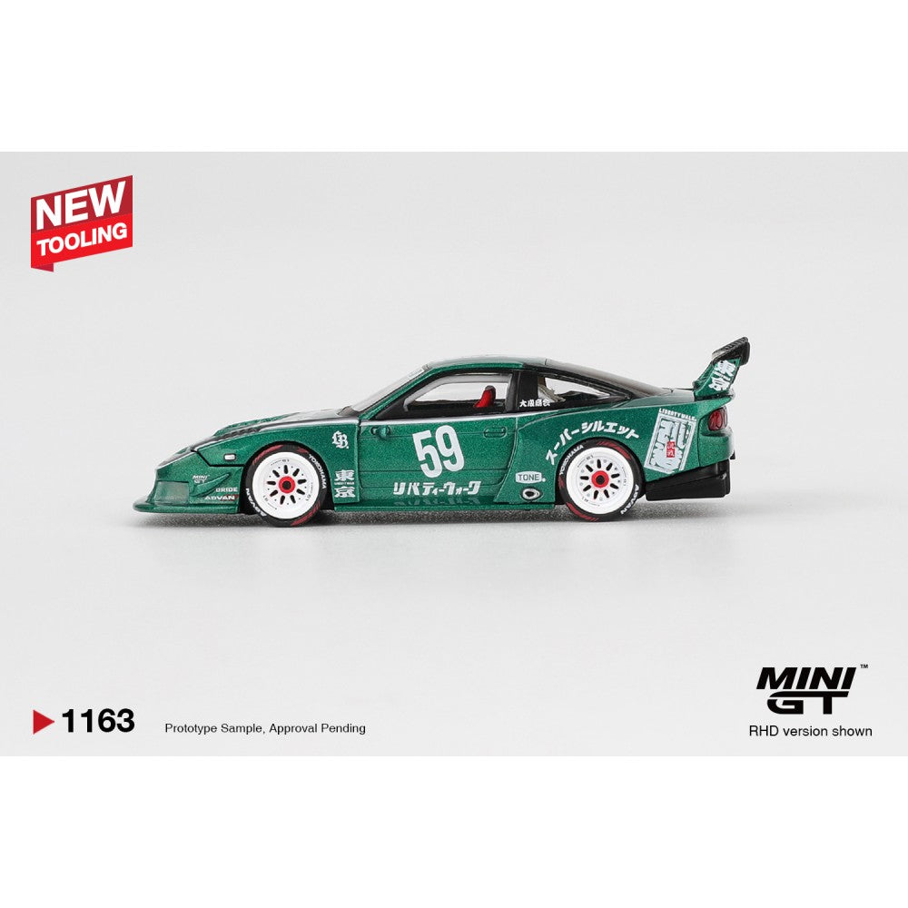Pre-Order - 1:64 MINI GT Nissan LB-Super Silhouette 180SX 2026 TAS (Rhd) Blister Packaging MGT01163-BL Stocks Due Jul / Aug 2026