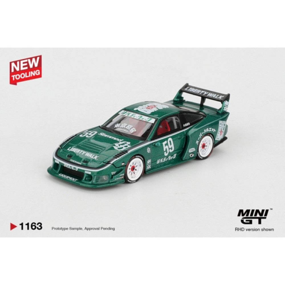 Pre-Order - 1:64 MINI GT Nissan LB-Super Silhouette 180SX 2026 TAS (Rhd) Blister Packaging MGT01163-BL Stocks Due Jul / Aug 2026