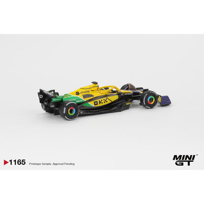 Pre-Order – McLaren MCL38 No.81 Oscar Piastri 2024 F1 Monaco GP 2nd Place Blister Packaging 1:64 Mini GT Model Car (MGT01165-BL) Stocks Due Jul / Aug 2026