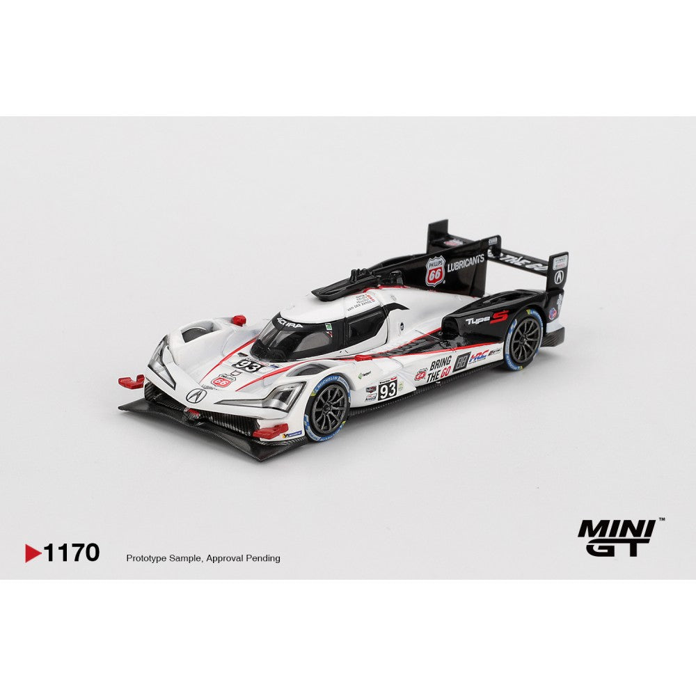 Pre-Order - 1:64 MINI GT Acura ARX-06 GTP No.93 Acura Meyer Shank Racing 2025 Imsa Daytona 24 Hrs MGT01170-L Stocks Due Aug / Sept 2026