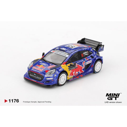 Pre-Order - 1:64 MINI GT Ford Puma Rally1 No.55 M.Sport Ford Wrt 2025 Rally Monte Carlo (Lhd) MGT01176-L Stocks Due Aug / Sept 2026