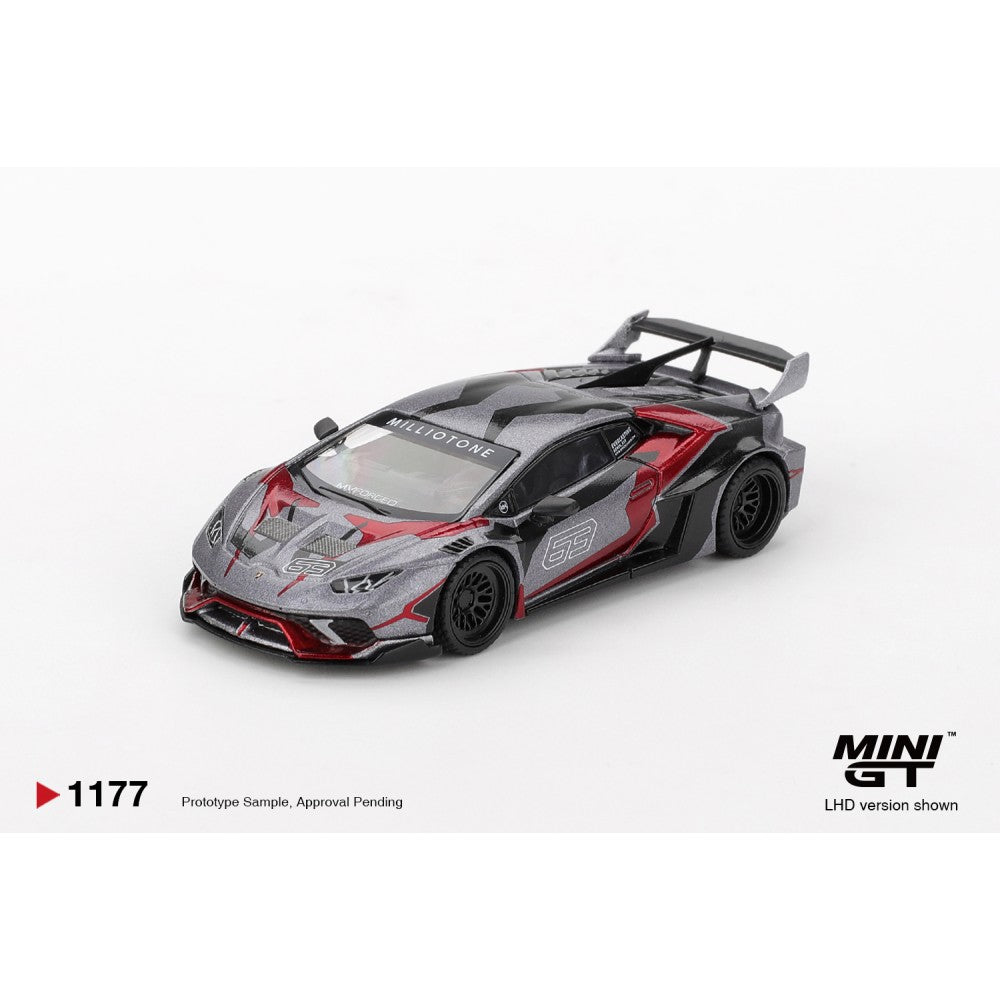 Pre-Order - 1:64 MINI GT LB Works Lamborghini Hurcan Gt Ronin (Lhd) Blister Packaging MGT01177-BL Stocks Due Aug / Sept 2026