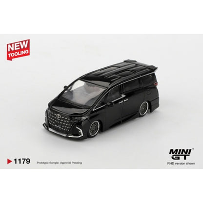 Pre-Order - 1:64 MINI GT Toyota Alphard 40 Kuhl Black (Lhd) Blister Packaging MGT01179-BL Stocks Due Jul / Aug 2026