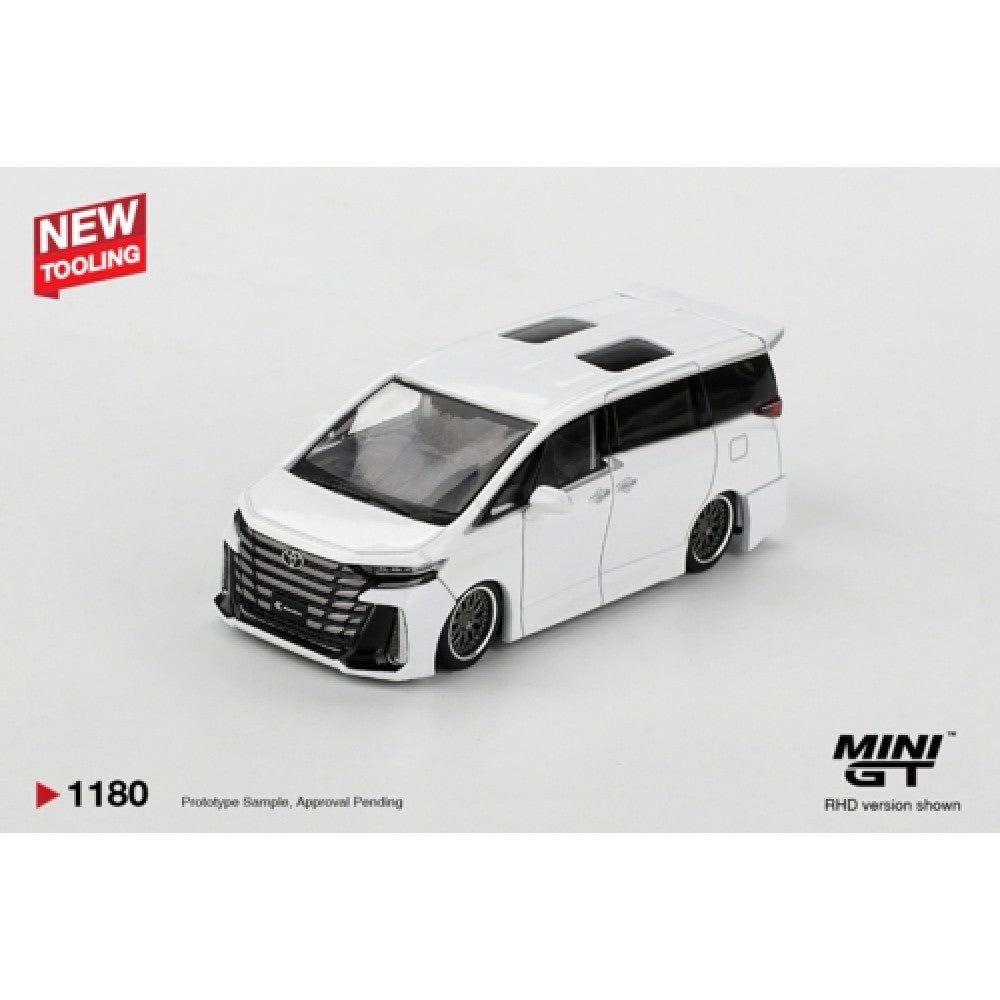 Pre-Order - 1:64 MINI GT Toyota Vellfire 40 Kuhl White (Lhd) Blister Packaging MGT01180-BL Stocks Due Jul / Aug 2026