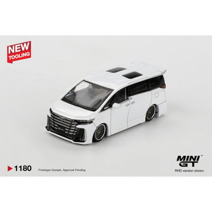Pre-Order - 1:64 MINI GT Toyota Vellfire 40 Kuhl White (Lhd) Blister Packaging MGT01180-BL Stocks Due Jul / Aug 2026