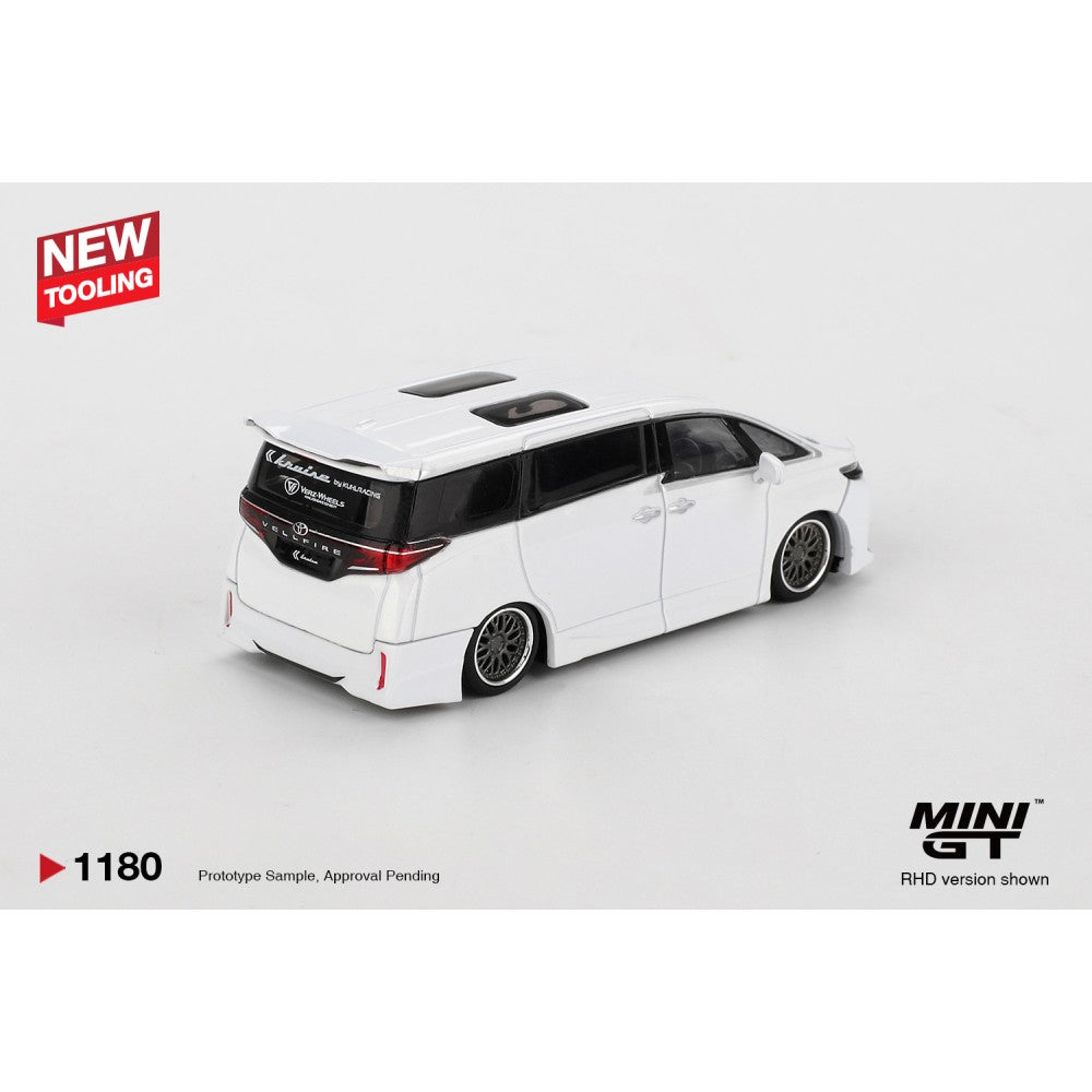 Pre-Order - 1:64 MINI GT Toyota Vellfire 40 Kuhl White (Lhd) Blister Packaging MGT01180-BL Stocks Due Jul / Aug 2026