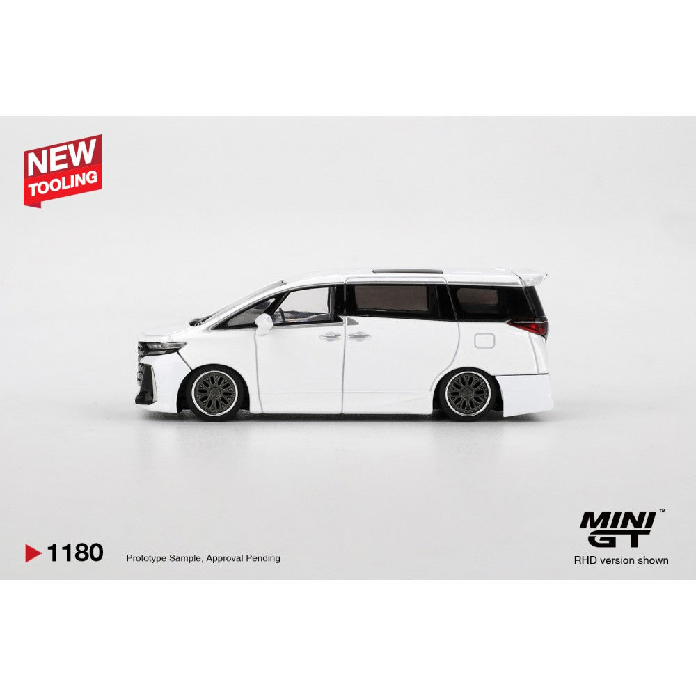Pre-Order - 1:64 MINI GT Toyota Vellfire 40 Kuhl White (Lhd) Blister Packaging MGT01180-BL Stocks Due Jul / Aug 2026