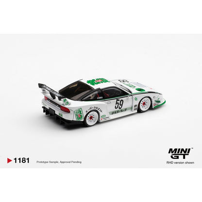 Pre-Order – Nissan LB-Super Silhouette 180SX White (RHD) Blister Packaging 1:64 Mini GT Model Car (MGT01181-BL) Stocks Due Nov / Dec 2026