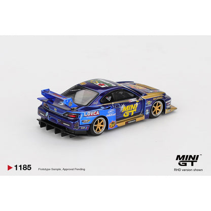 Pre-Order - 1:64 MINI GT Nissan LB-Super Silhouette S15 Silvia No.555 Team Mini Gt Liberty Walk 2025 Formula Drift Halloween Special (Rhd) Blister Packaging MGT01185-BL Stocks Due Jul / Aug 2026