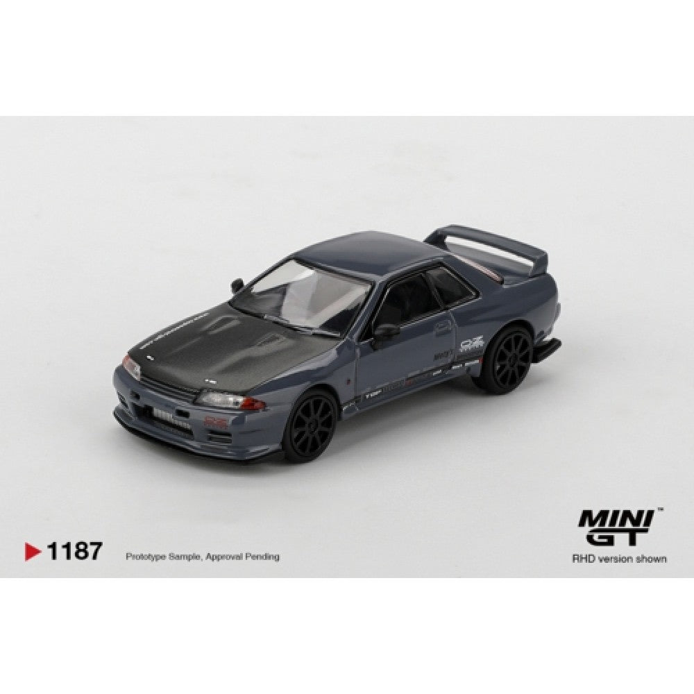 Pre-Order - 1:64 MINI GT Nissan Skyline GT-R Top Secret VR32 Stealth Grey (Rhd) MGT01187-R Stocks Due Jul / Aug 2026