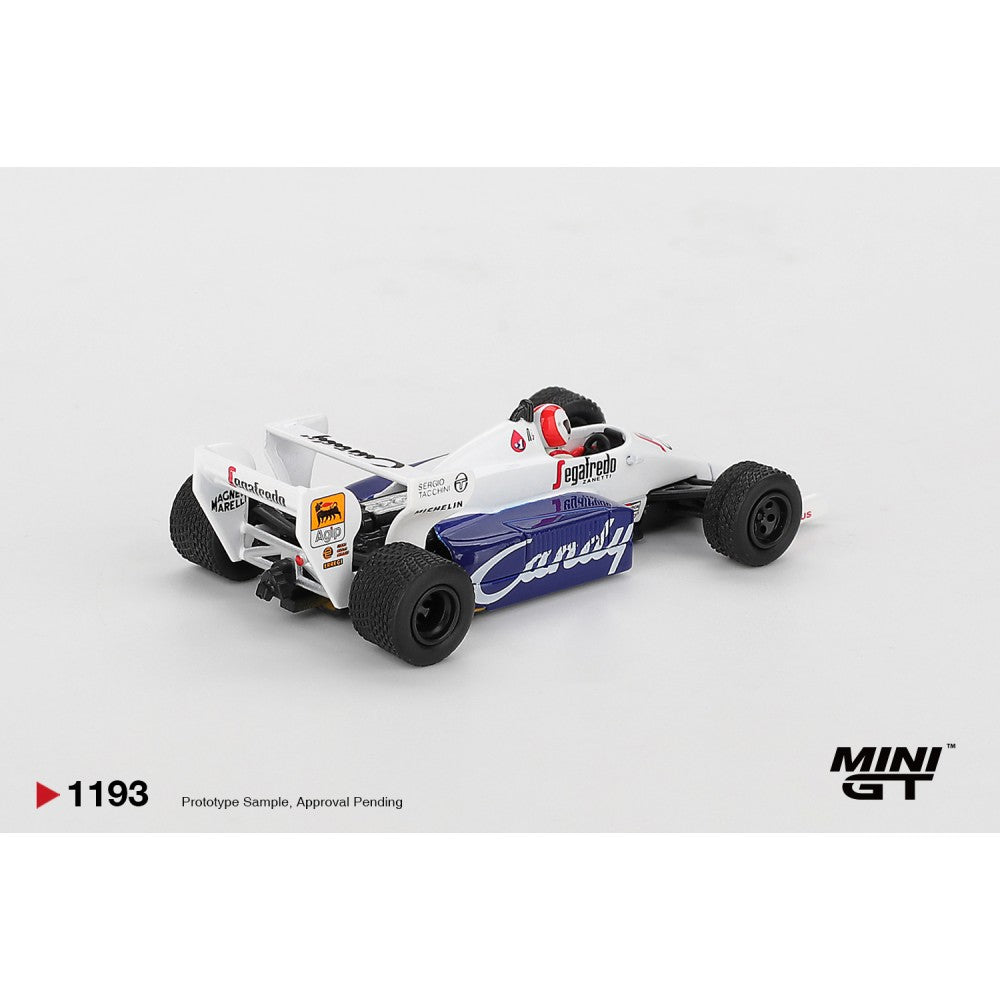 Pre-Order - 1:64 MINI GT Toleman TG184 No.20 Johnny Cecotto 1984 Monaco Grand Prix MGT01193-L Stocks Due Oct / Nov 2026