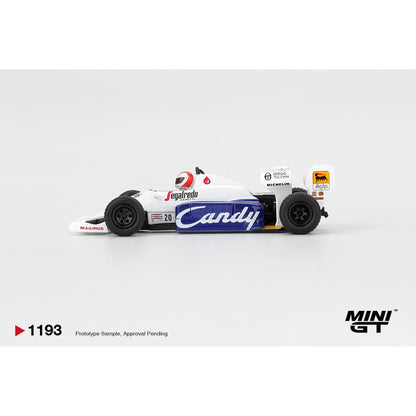 Pre-Order - 1:64 MINI GT Toleman TG184 No.20 Johnny Cecotto 1984 Monaco Grand Prix MGT01193-L Stocks Due Oct / Nov 2026