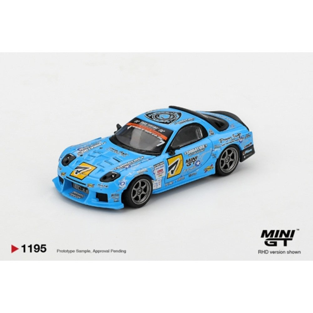 Pre-Order - 1:64 MINI GT Mazda RX-7 RE-Amemiya 2025 D1GP (Rhd) MGT01195-R Stocks Due Oct / Nov 2026