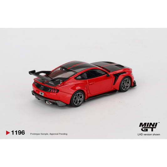 Pre-Order – Ford Mustang Gtd Race Red (LHD) MGT01196-L Stocks Due Sept / Oct 2026 1:64 Mini GT Diecast Model Stocks Due Sept / Oct 2026