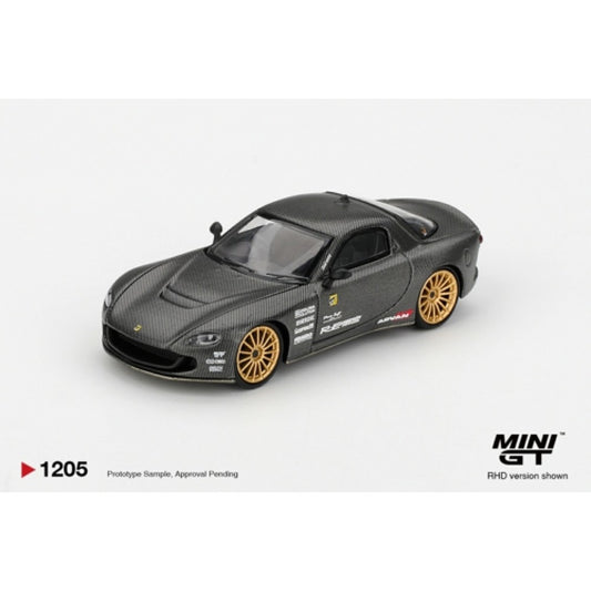 Pre-Order – Mazda RX-7 Re-Amemiya Matsukiyo Koku 3 Rotor NA-7 TAS 2025 Best Tuned Car Award (RHD) MGT01205-R Stocks Due Sept / Oct 2026 1:64 Mini GT Diecast Model Stocks Due Sept / Oct 2026