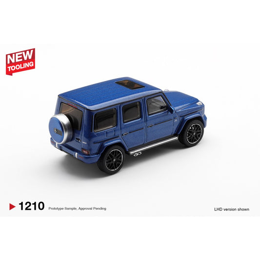 Pre-Order – Mercedes-AMG G 63 Dark Blue Metallic (RHD) MGT01210-R Stocks Due Oct / Nov 2026 1:64 Mini GT Diecast Model Stocks Due Oct / Nov 2026