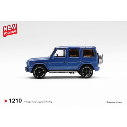 Pre-Order – Mercedes-AMG G 63 Dark Blue Metallic (LHD) Blister Packaging 1:64 Mini GT Model Car (MGT01210-BL) Stocks Due Oct / Nov 2026