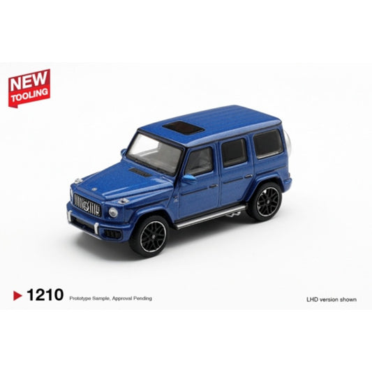 Pre-Order – Mercedes-AMG G 63 Dark Blue Metallic (RHD) MGT01210-R Stocks Due Oct / Nov 2026 1:64 Mini GT Diecast Model Stocks Due Oct / Nov 2026