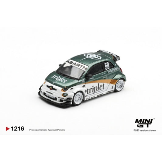 Pre-Order – Abarth 595 LB-Works Ty Edition (RHD) MGT01216-R 1:64 Mini GT Diecast Model Stocks Due Aug / Sept 2026