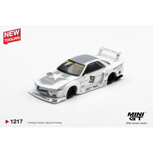 Pre-Order – Nissan GT-R32 LB-Kaido Works TAS 2025 (RHD) MGT01217-R 1:64 Mini GT Diecast Model Stocks Due Aug / Sept 2026