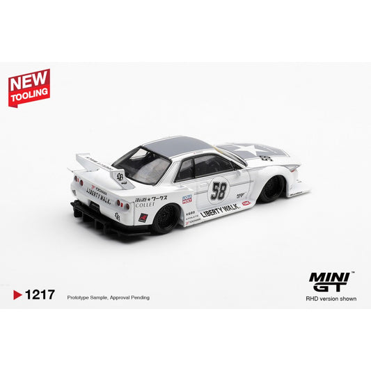 Pre-Order – Nissan GT-R32 LB-Kaido Works TAS 2025 (RHD) MGT01217-R 1:64 Mini GT Diecast Model Stocks Due Aug / Sept 2026