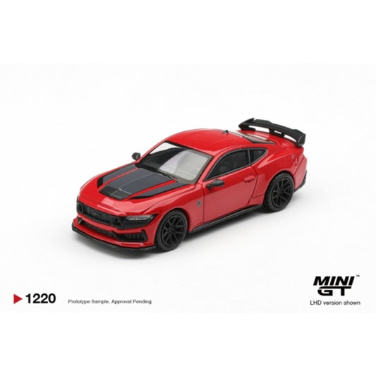 Pre-Order – Ford Mustang Dark Horse Race Red (RHD) MGT01220-R 1:64 Mini GT Diecast Model Stocks Due Aug / Sept 2026