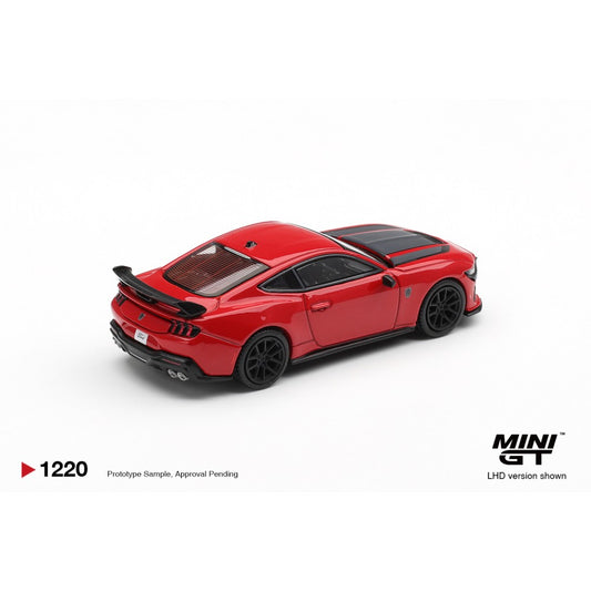 Pre-Order – Ford Mustang Dark Horse Race Red (RHD) MGT01220-R 1:64 Mini GT Diecast Model Stocks Due Aug / Sept 2026