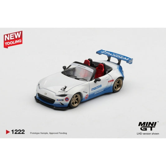 Pre-Order – Mazda Miata MX-5 (ND) Pandem IMSA (RHD) MGT01222-R Stocks Due Nov / Dec 2026 1:64 Mini GT Diecast Model Stocks Due Nov / Dec 2026