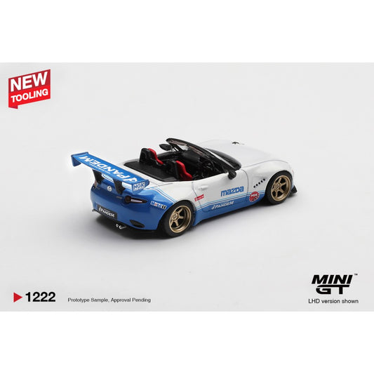 Pre-Order – Mazda Miata MX-5 (ND) Pandem IMSA (RHD) MGT01222-R Stocks Due Nov / Dec 2026 1:64 Mini GT Diecast Model Stocks Due Nov / Dec 2026