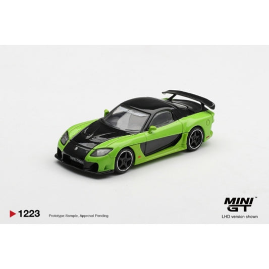 Pre-Order – Mazda RX-7 VeilSide Fortune 7 Green (RHD) MGT01223-R Stocks Due Nov / Dec 2026 1:64 Mini GT Diecast Model Stocks Due Nov / Dec 2026