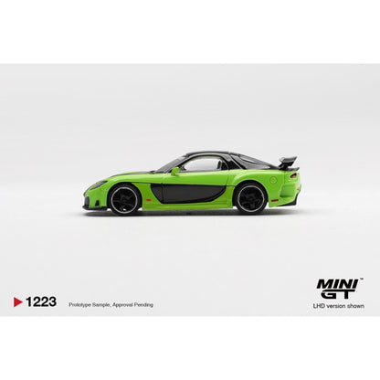Pre-Order – Mazda RX-7 VeilSide Fortune 7 Green (LHD) 1:64 Mini GT Model Car (MGT01223-L) Stocks Due Nov / Dec 2026