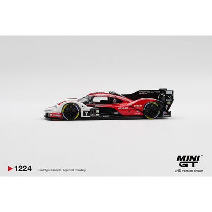Pre-Order – Porsche 963 No.7 Porsche Penske Motorsport 2025 IMSA Daytona 24 Hrs Winner (LHD) 1:64 Mini GT Model Car (MGT01224-L) Stocks Due Nov / Dec 2026