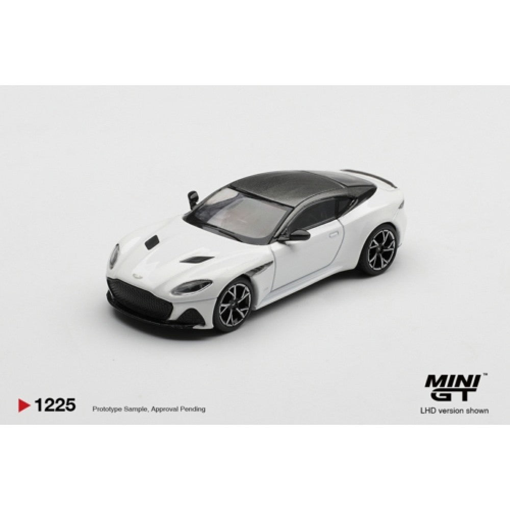 Pre-Order – Aston Martin DBS Stratus White (LHD) 1:64 Mini GT Model Car (MGT01225-L) Stocks Due Nov / Dec 2026