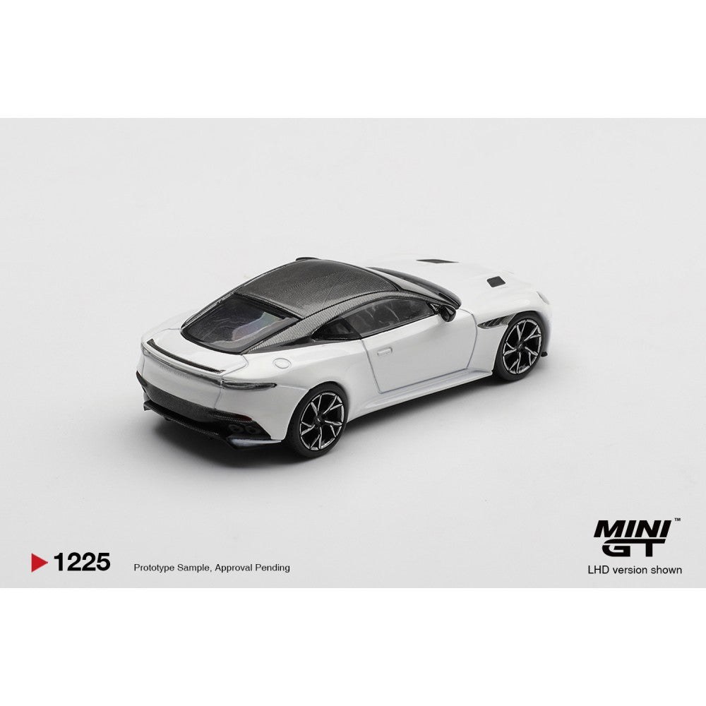 Pre-Order – Aston Martin DBS Stratus White (LHD) 1:64 Mini GT Model Car (MGT01225-L) Stocks Due Nov / Dec 2026
