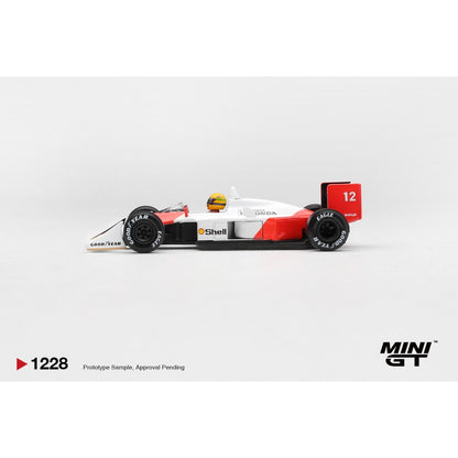 Pre-Order – McLaren MP4/4 No.12 Ayrton Senna 1988 Canadian Grand Prix Winner 1:64 Mini GT Model Car (MGT01228-L) Stocks Due Feb / Mar 2027