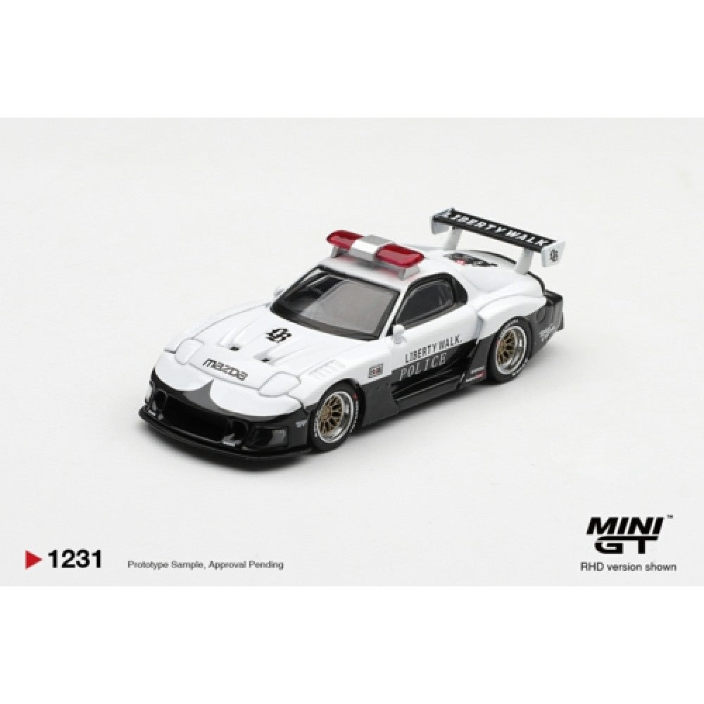 Pre-Order – Mazda RX-7 LB-Super Silhouette Police (RHD) 1:64 Mini GT Model Car (MGT01231-R) Stocks Due Feb / Mar 2027