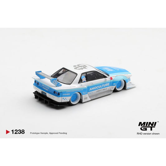 Pre-Order – LBWK Kaido Works Nissan Skyline GT-R (R32) Amoculture (RHD) 1:64 Mini GT Model Car (MGT01238-R) ETA Jan / Feb 2027