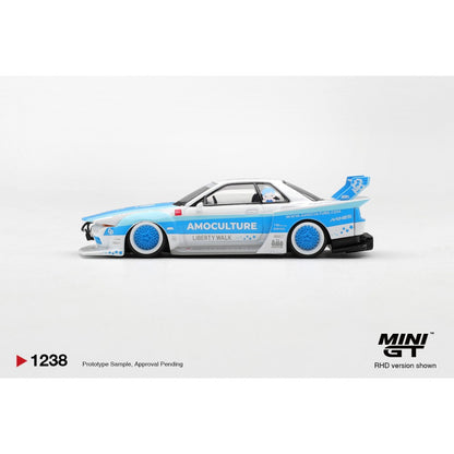 Pre-Order – LBWK Kaido Works Nissan Skyline GT-R (R32) Amoculture (RHD) Blister Packaging 1:64 Mini GT Model Car (MGT01238-BL) ETA Jan / Feb 2027