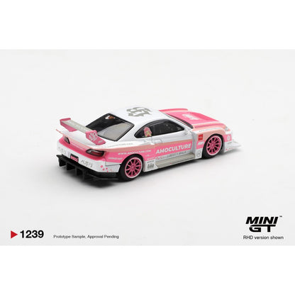Pre-Order – LB-Super Silhouette Nissan Silvia (S15) Amoculture (RHD) 1:64 Mini GT Model Car (MGT01239-R) ETA Jan / Feb 2027