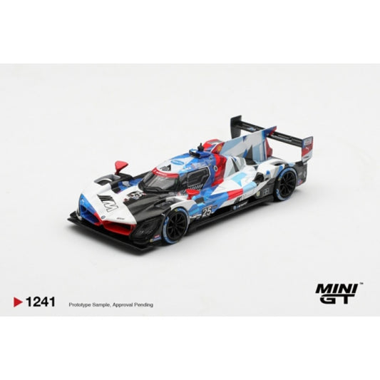 Pre-Order – BMW M Hybrid V8 GTP No.25 BMW M Team RLL 2024 IMSA Daytona 24 Hrs (LHD) Blister Packaging 1:64 Mini GT Model Car (MGT01241-BL) ETA Jan / Feb 2027