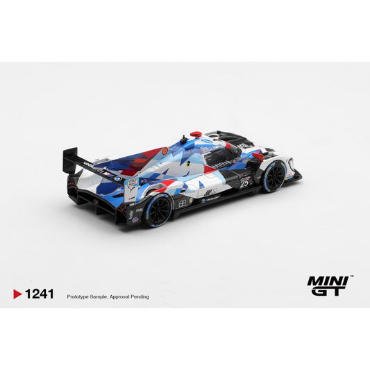 Pre-Order – BMW M Hybrid V8 GTP No.25 BMW M Team RLL 2024 IMSA Daytona 24 Hrs (LHD) Blister Packaging 1:64 Mini GT Model Car (MGT01241-BL) ETA Jan / Feb 2027