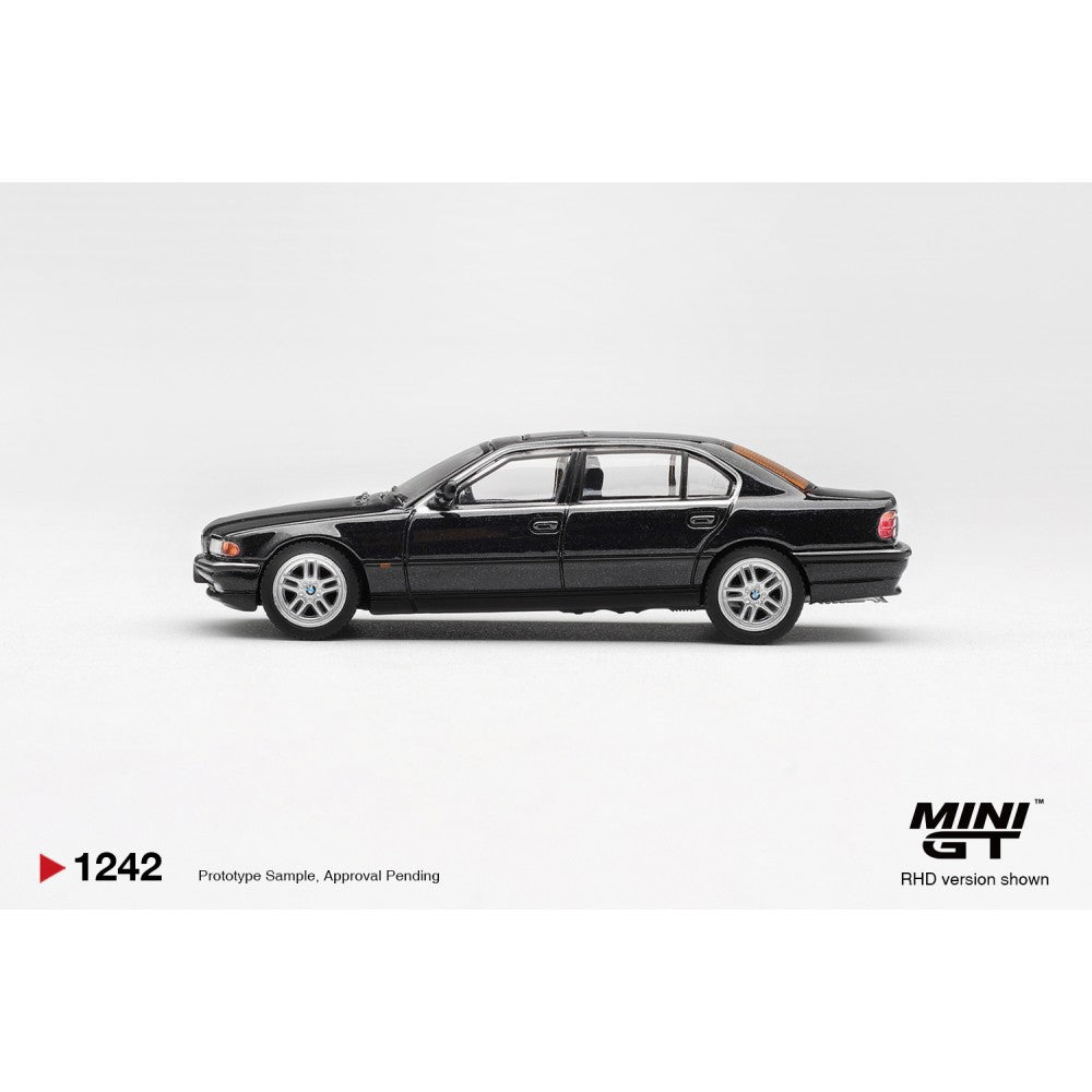 Pre-Order – BMW 750iL Black Sapphire (LHD) 1:64 Mini GT Model Car (MGT01242-L) ETA Jan / Feb 2027