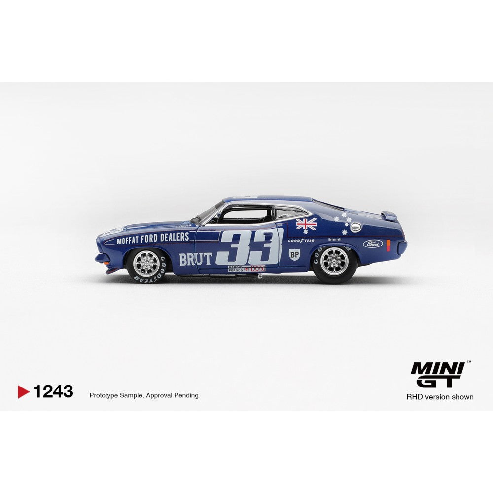 Pre-Order – Ford XB Falcon GT No.33 1974 Bathurst 1000 (RHD) Australia Exclusive 1:64 Mini GT Model Car (MGT01243-R) ETA Jan / Feb 2027