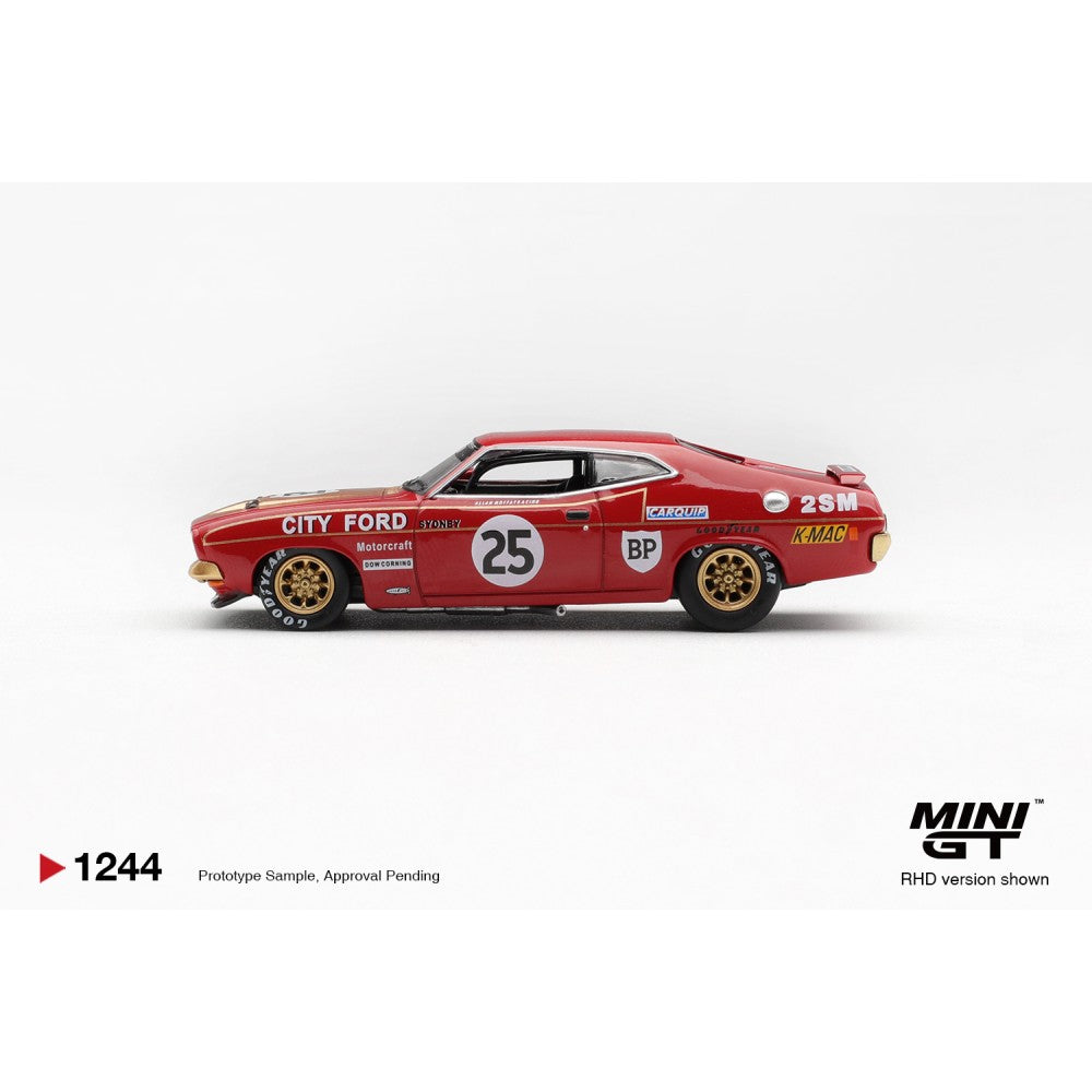 Pre-Order – Ford XB Falcon GT No.25 1975 Bathurst 1000 (RHD) Australia Exclusive 1:64 Mini GT Model Car (MGT01244-R) ETA Jan / Feb 2027
