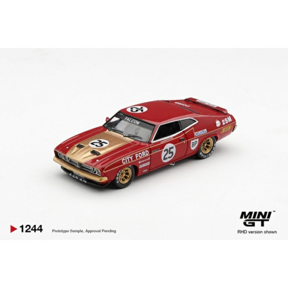 Pre-Order – Ford XB Falcon GT No.25 1975 Bathurst 1000 (RHD) Australia Exclusive 1:64 Mini GT Model Car (MGT01244-R) ETA Jan / Feb 2027