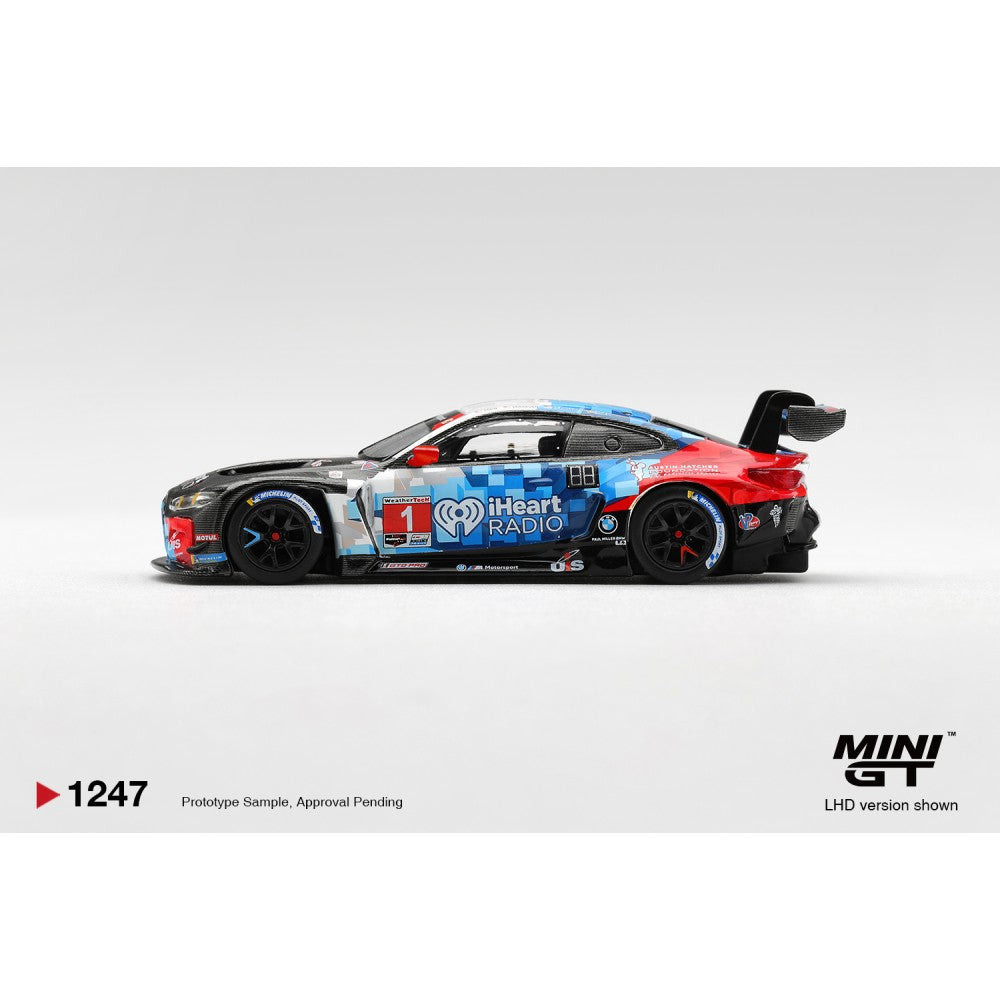 Pre-Order – BMW M4 GT3 EVO No.1 Paul Miller Racing 2025 IMSA Daytona 24 Hrs (LHD) Blister Packaging 1:64 Mini GT Model Car (MGT01247-BL) Stocks Due Mar / Apr 2027